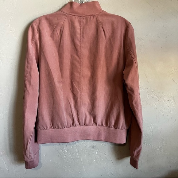Iris Los Angeles Blush Pink Soft Bomber Jacket - Picture 7 of 7